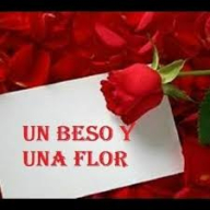 Fin del acto de descubrimiento de la placa - Un beso y una flor
